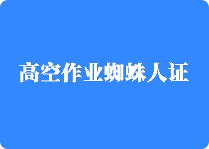 美女裸体乱操大鸡巴高空作业蜘蛛人证